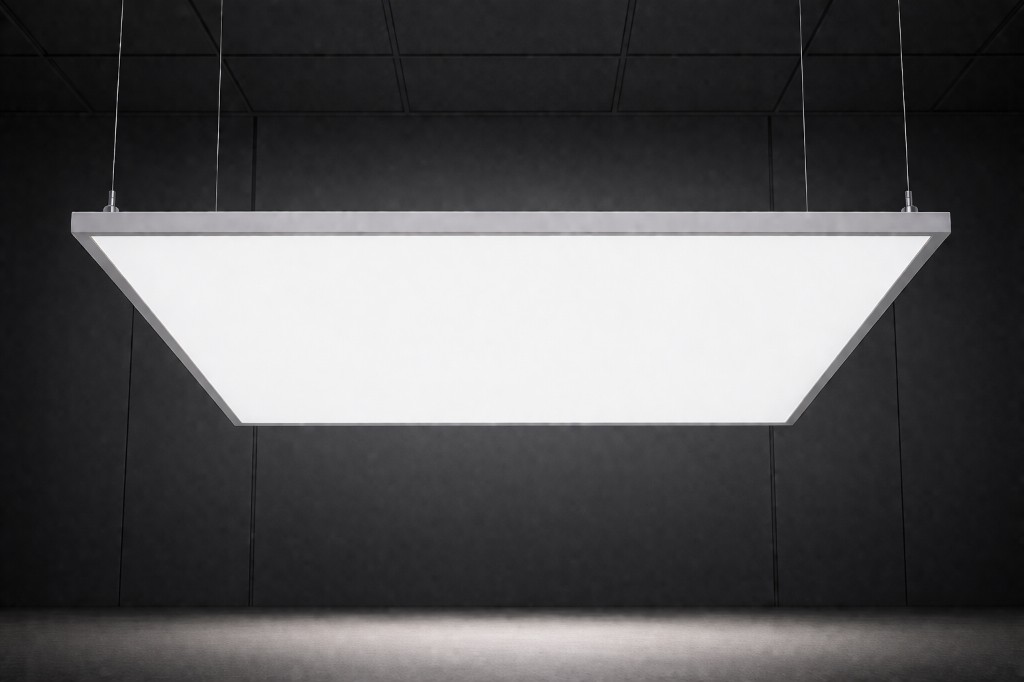 Vista exterior — luminaria P100 con relleno